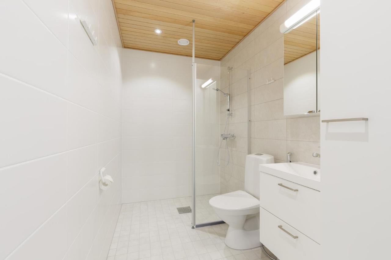 Marina Chalets Studios By Hiekka Booking - Sisaeltaeae Liinavaatteet Ja Loppusiivouksen 卡拉约基 外观 照片